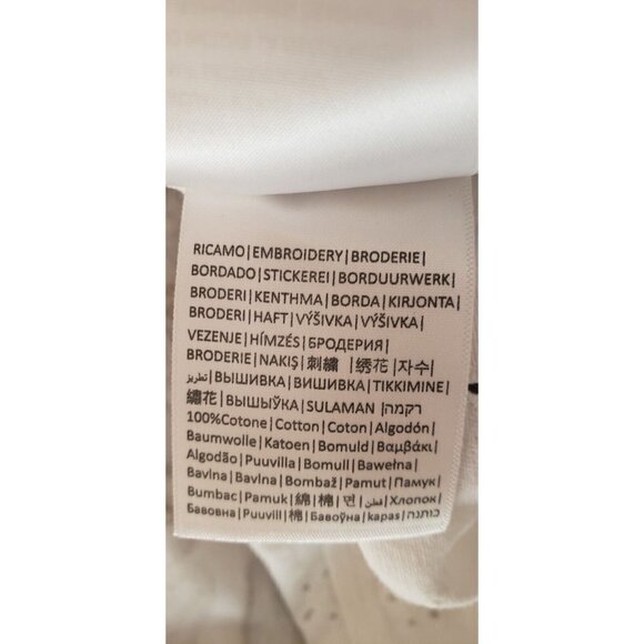 NWT GUESS GUESS FLORIDADA HIGH RISE STRETCH STRAIGHT FIT WHITE JEANS W31 ×32 - Picture 12 of 14